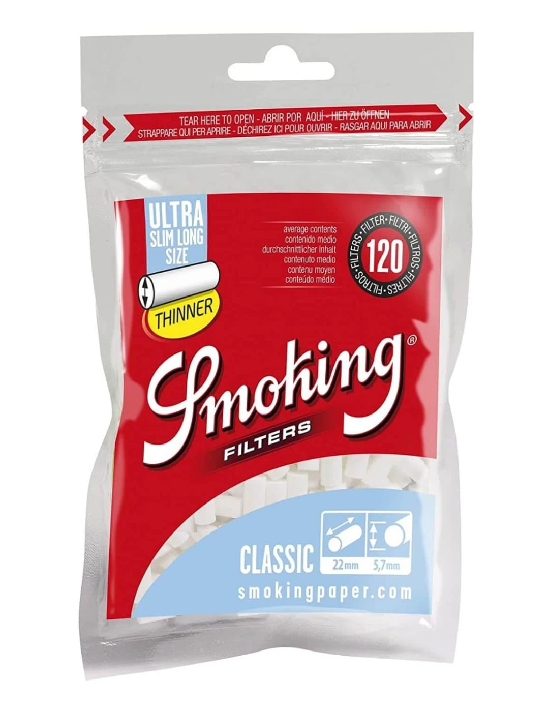  Ultra Slim Long Filter | Smoking