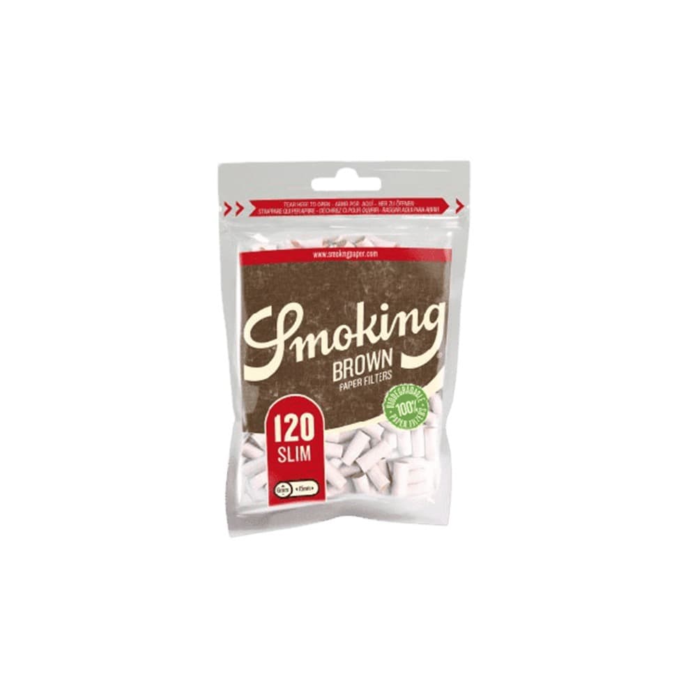 Biodegradable Brown Slim Filter | Smoking